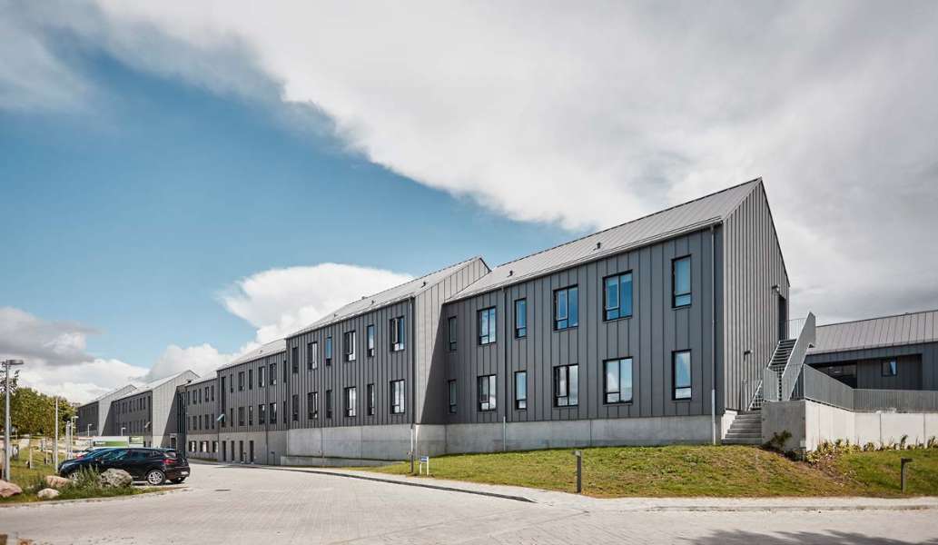 Dementia nursing home community clad and protected with steel. Forgetful?, DemensCentrum Aarhus – Skovvang, Skovvangsvej 97-99, 8200 Aarhus